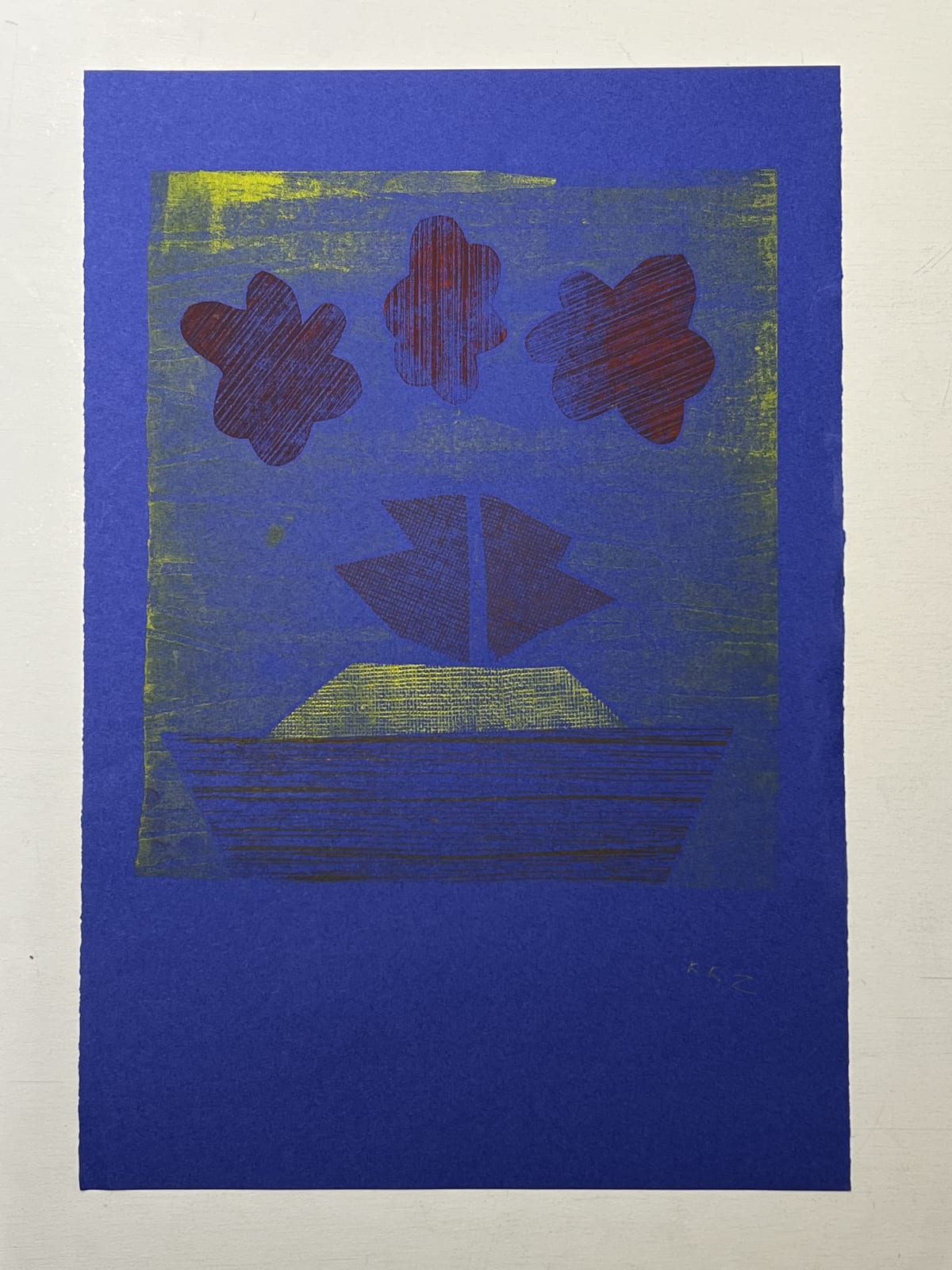 Kwok Kin Chan, Star Boat Blue, 2025