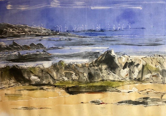 Doreen Boogert, Wind Farm at Rockcliffe, 2025