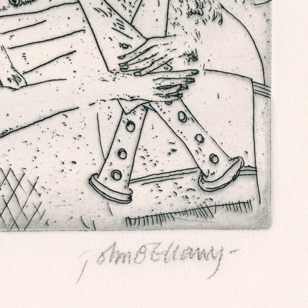 John Bellany, The Barber's Chair, 1986