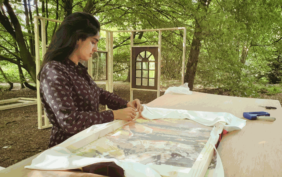 Aqsa Arif at work
