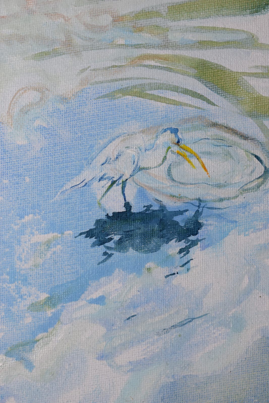 Heather Macdonald, Heron Going for the Catch