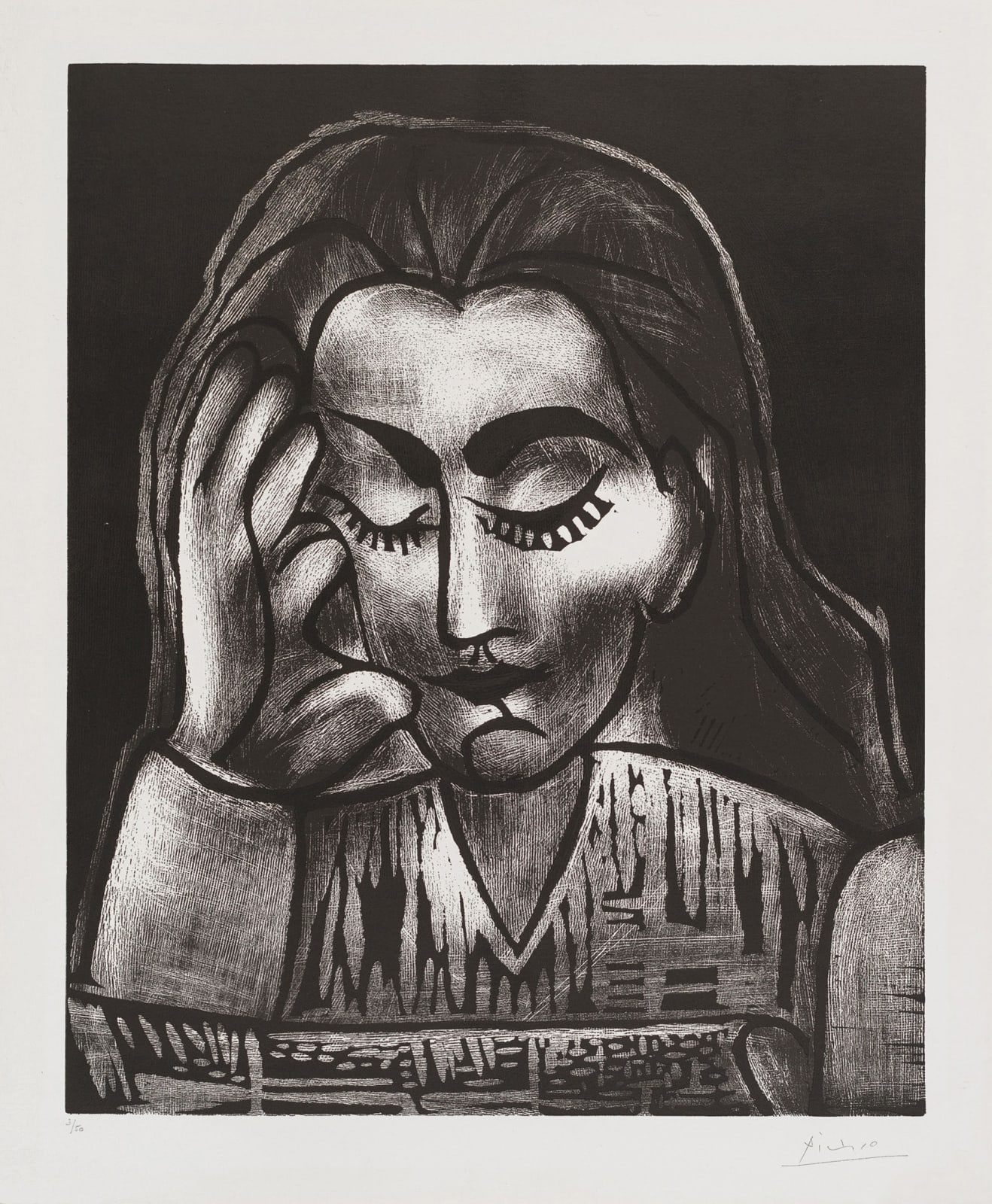 Pablo Picasso, Jacqueline Lisant, 1962