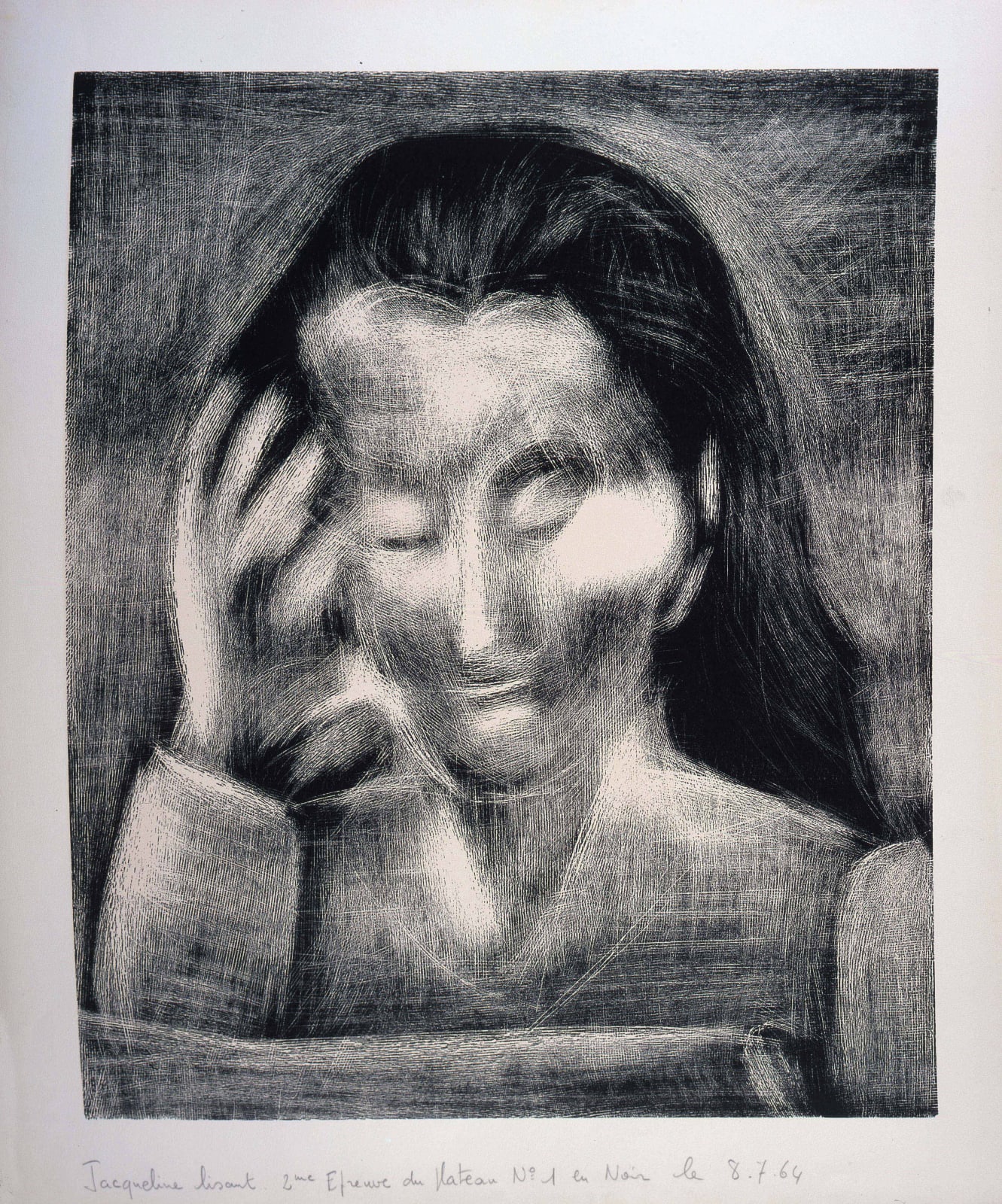 Pablo Picasso, Jacqueline Lisant, 1962