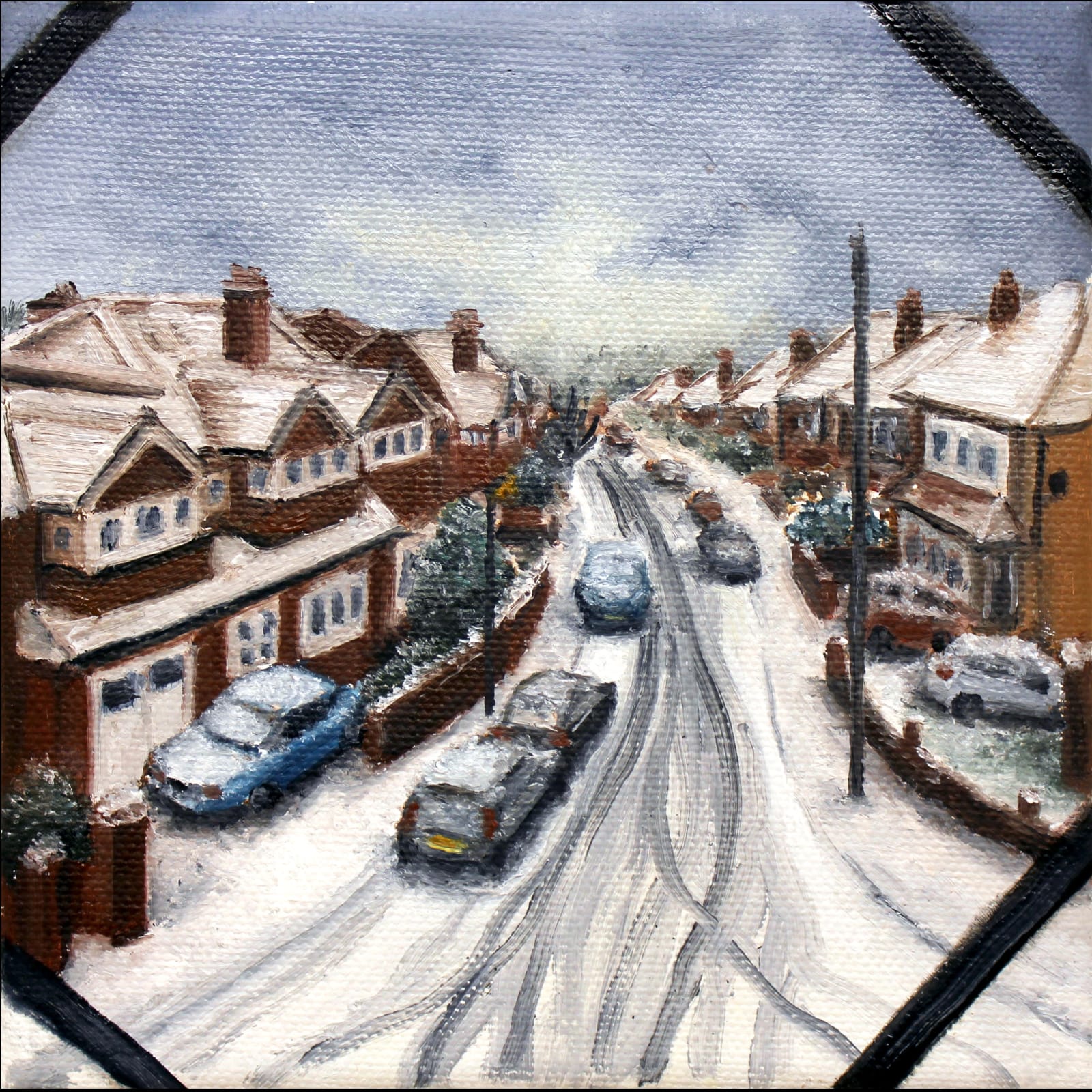 Nada Elkalaawy, Winter Through the Window, 2020