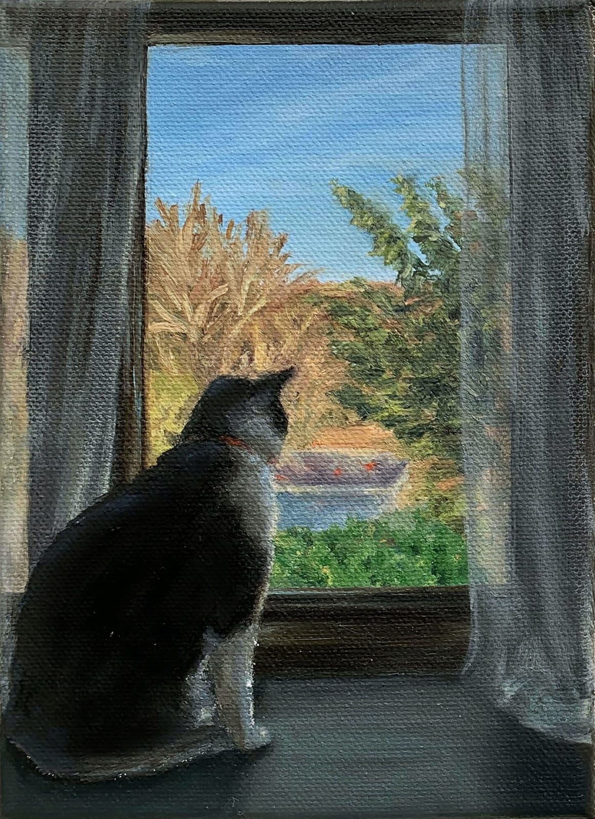 Nada Elkalaawy, Behind the Curtains I, 2020