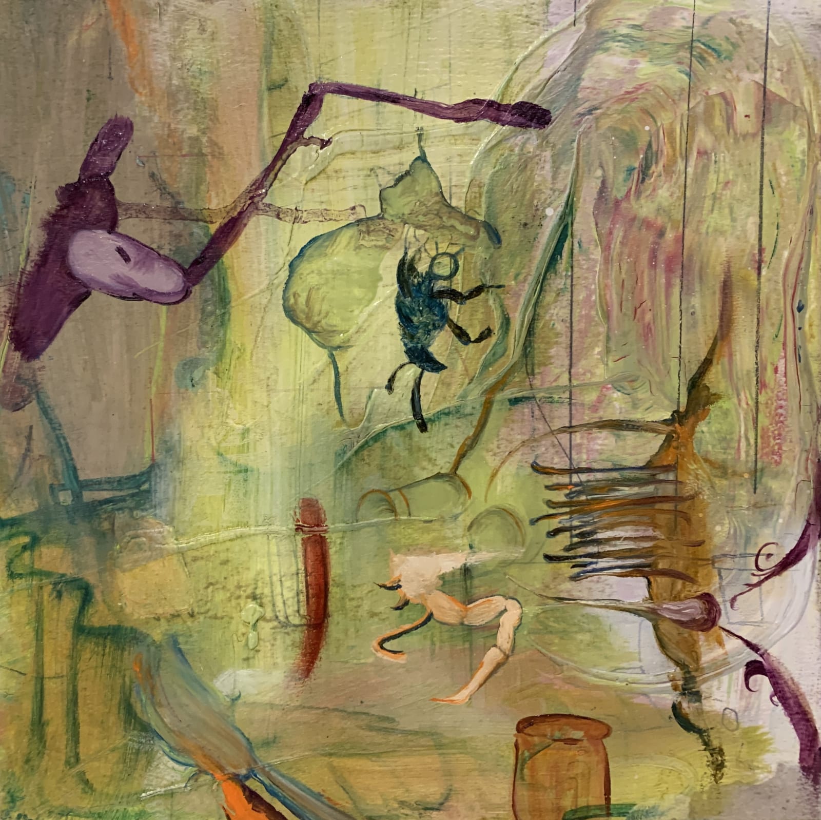 Nada Baraka, Overflowing with Pots and Pans, 2021