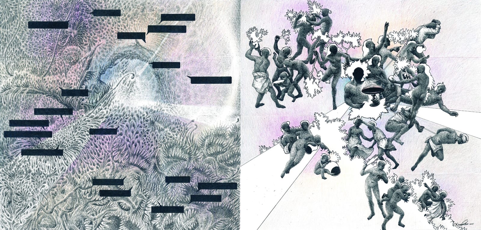 Xiaowei Chen , Dionysus chose to remain silent, 2021