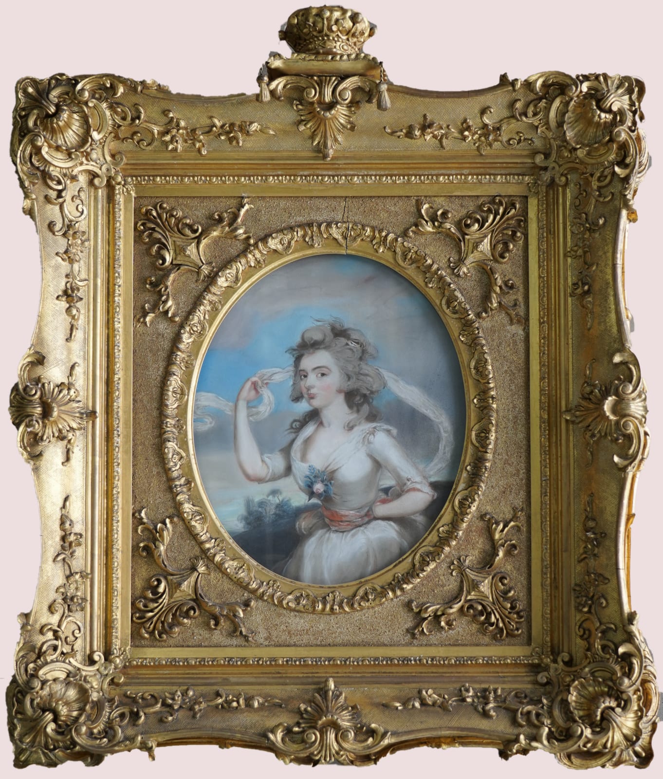 Thomas Lawrence (1769-1830), Lady Margaret Smith-Burges, later the Dowager Countess Poulett , c.1785