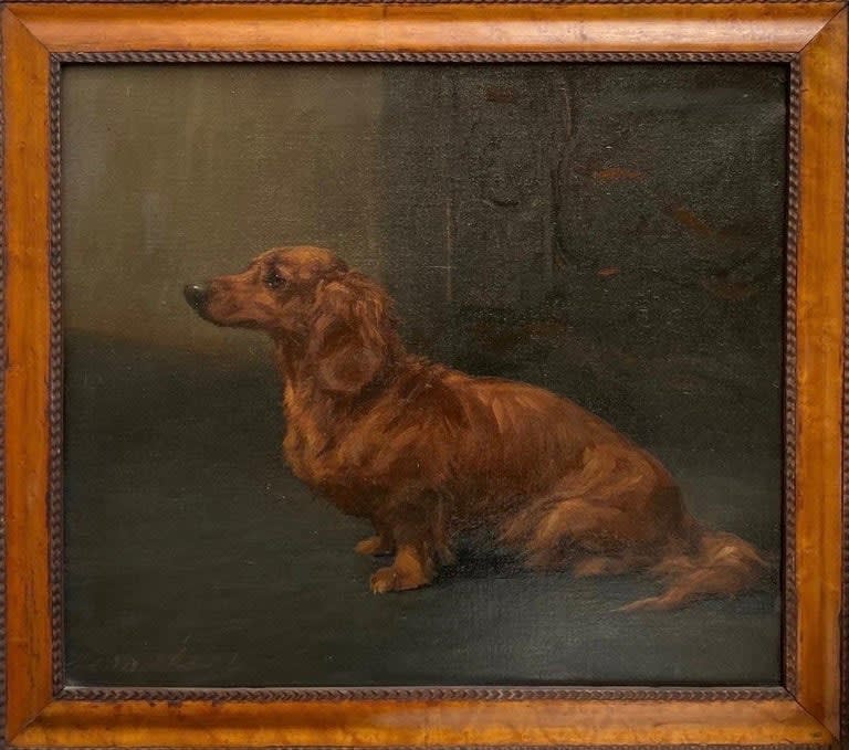 Famous dachshund online painting