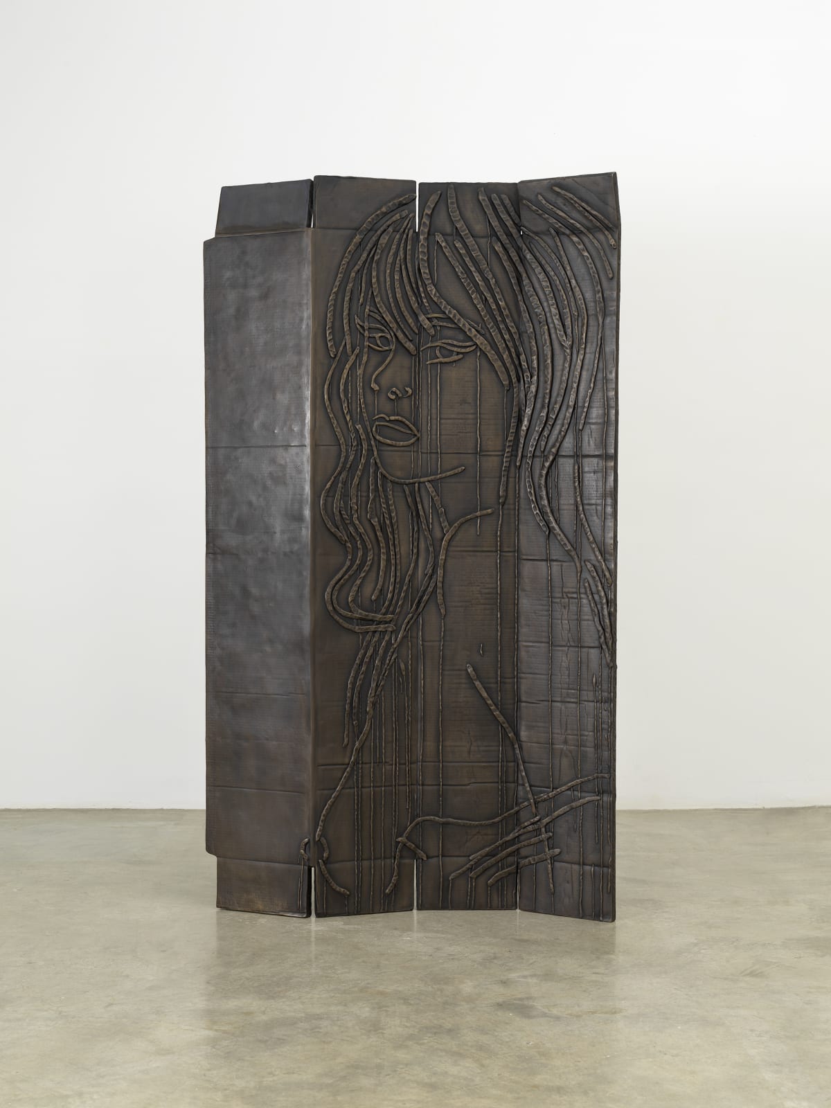 Ghada Amer, Sculpture with Wounds (bronze), 2023