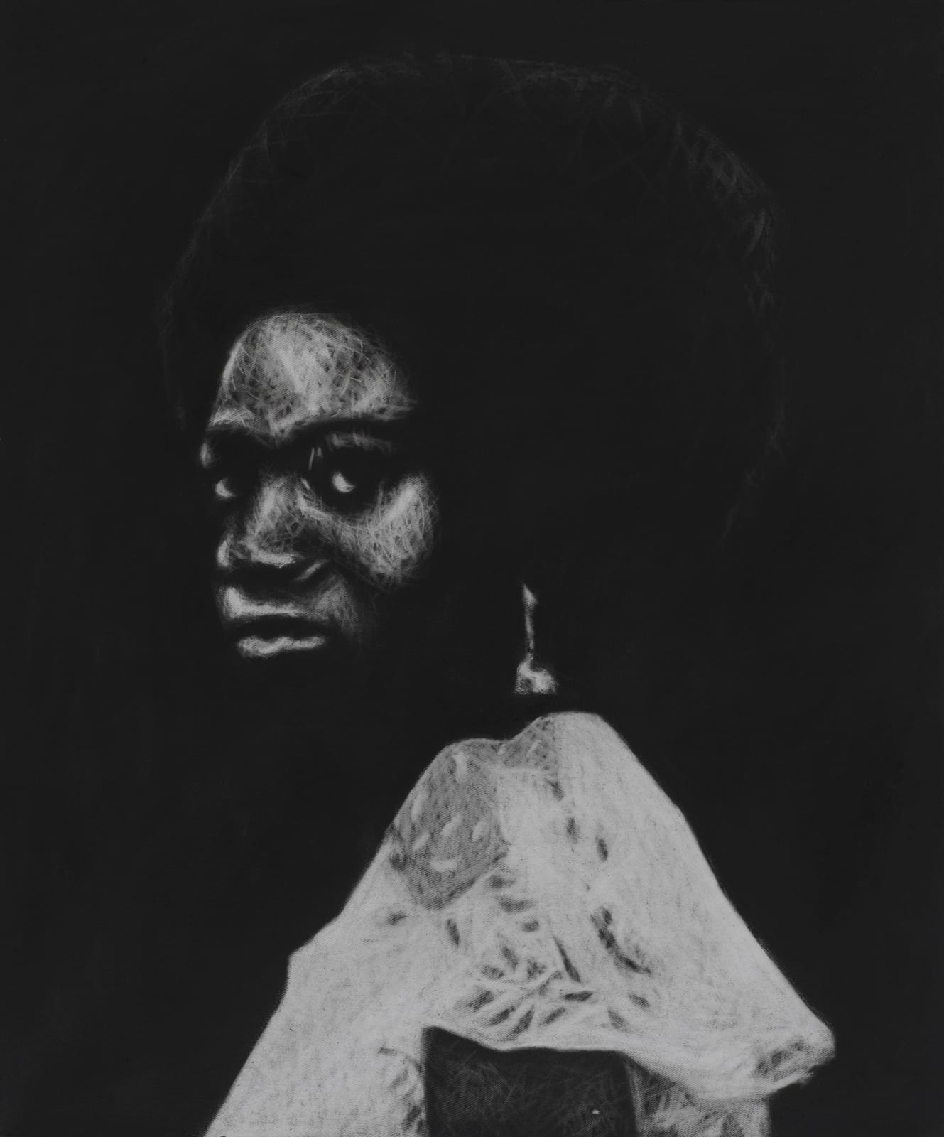 Daniel Arnan Quarshie, Girl with a something something earring, 2025