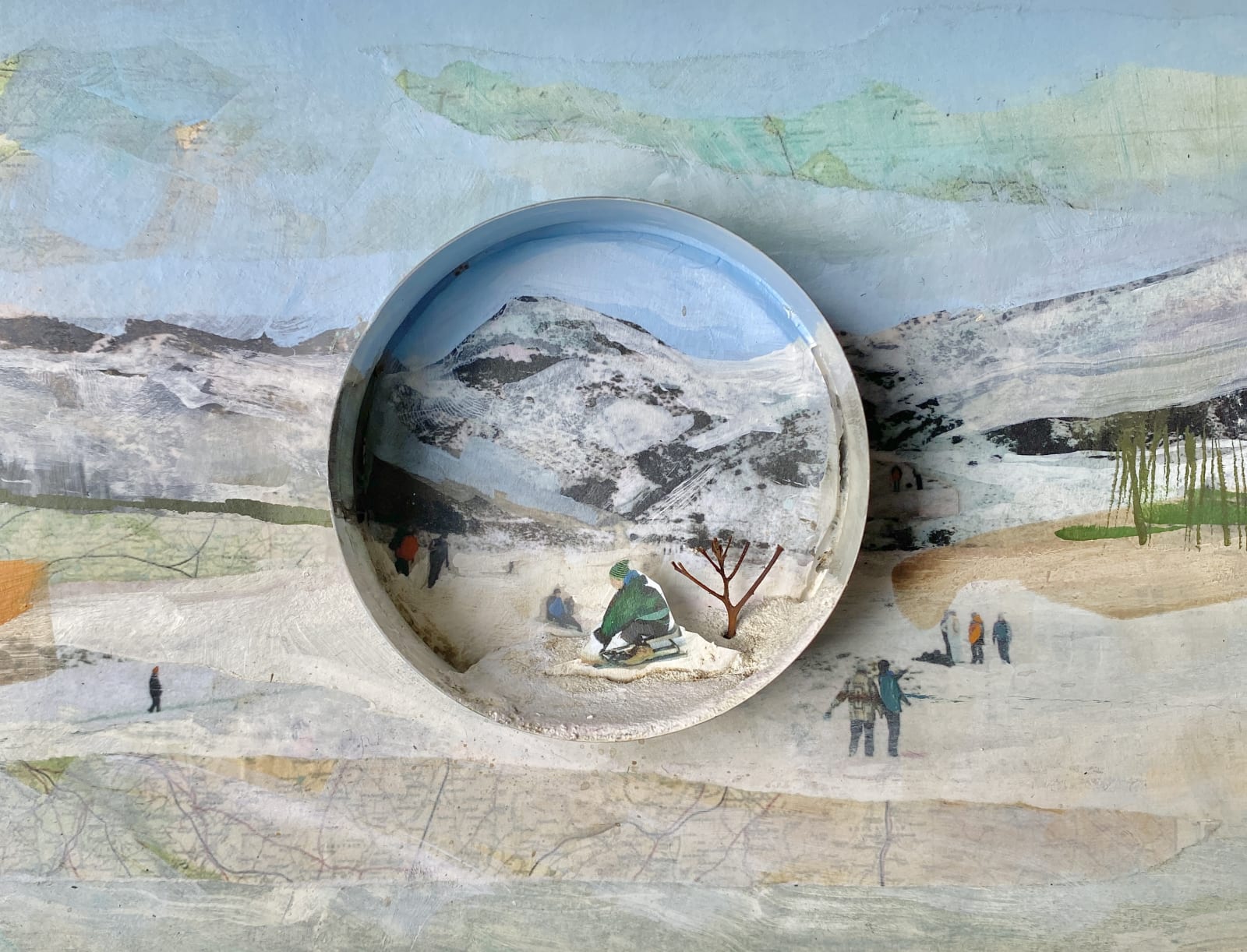 jayne stokes, Winter Arthurs Seat, 2025