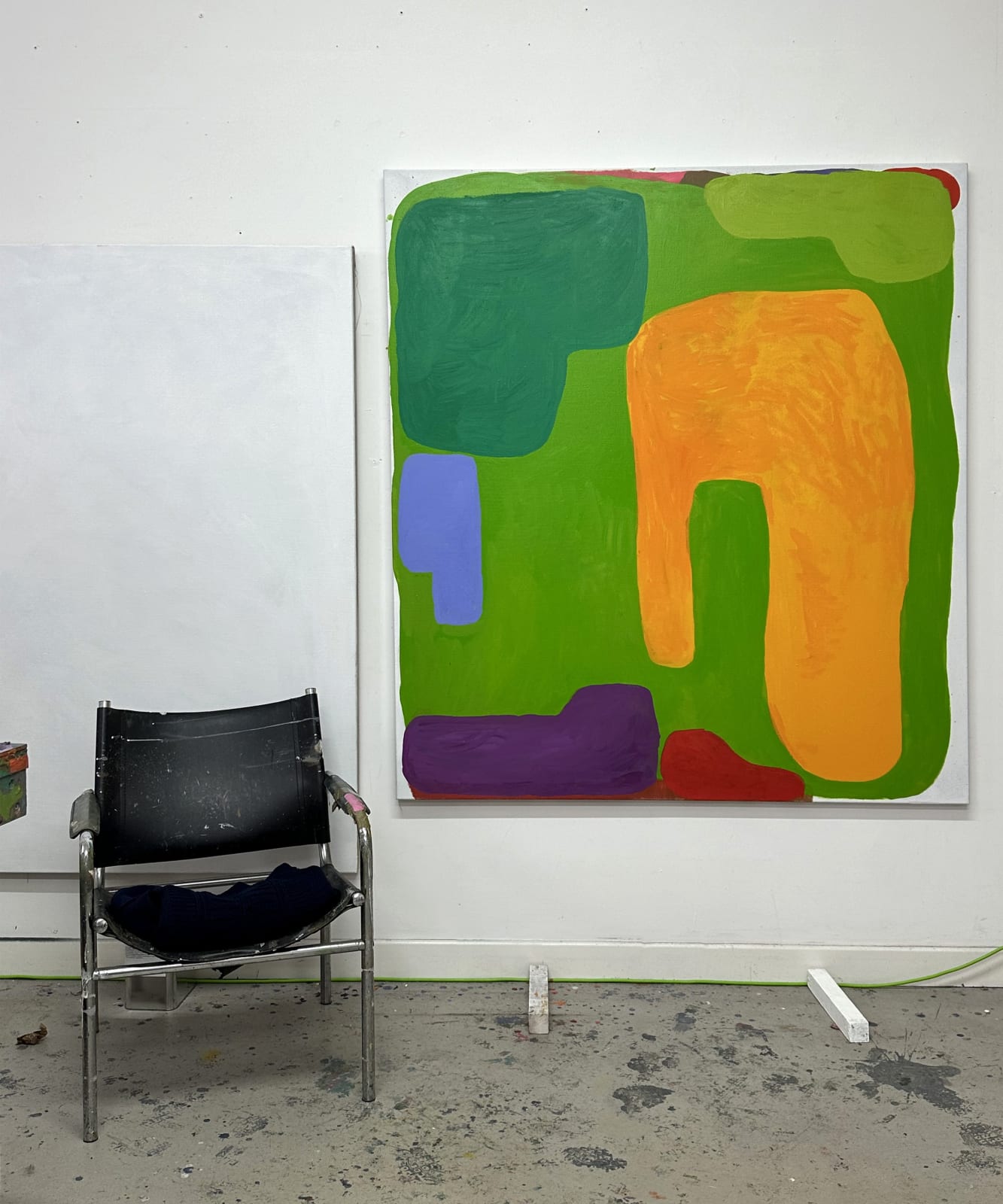 Andrew Graves's studio, 2023. © The Artist.
