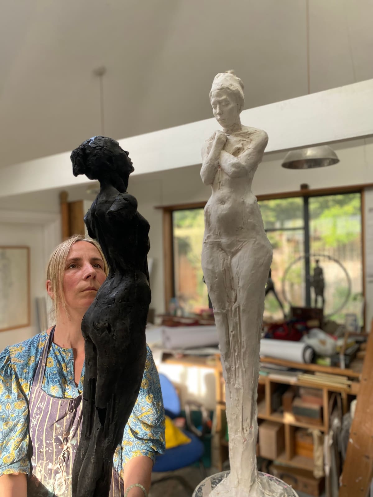 Arabella Brooke in her studio, 2024. © The Artist.