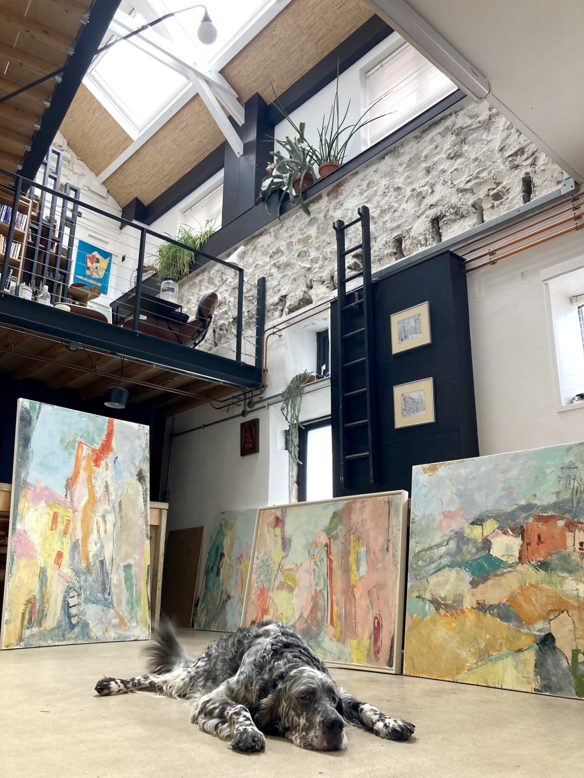 Julia Maleeva's studio, 2024. © The Artist.