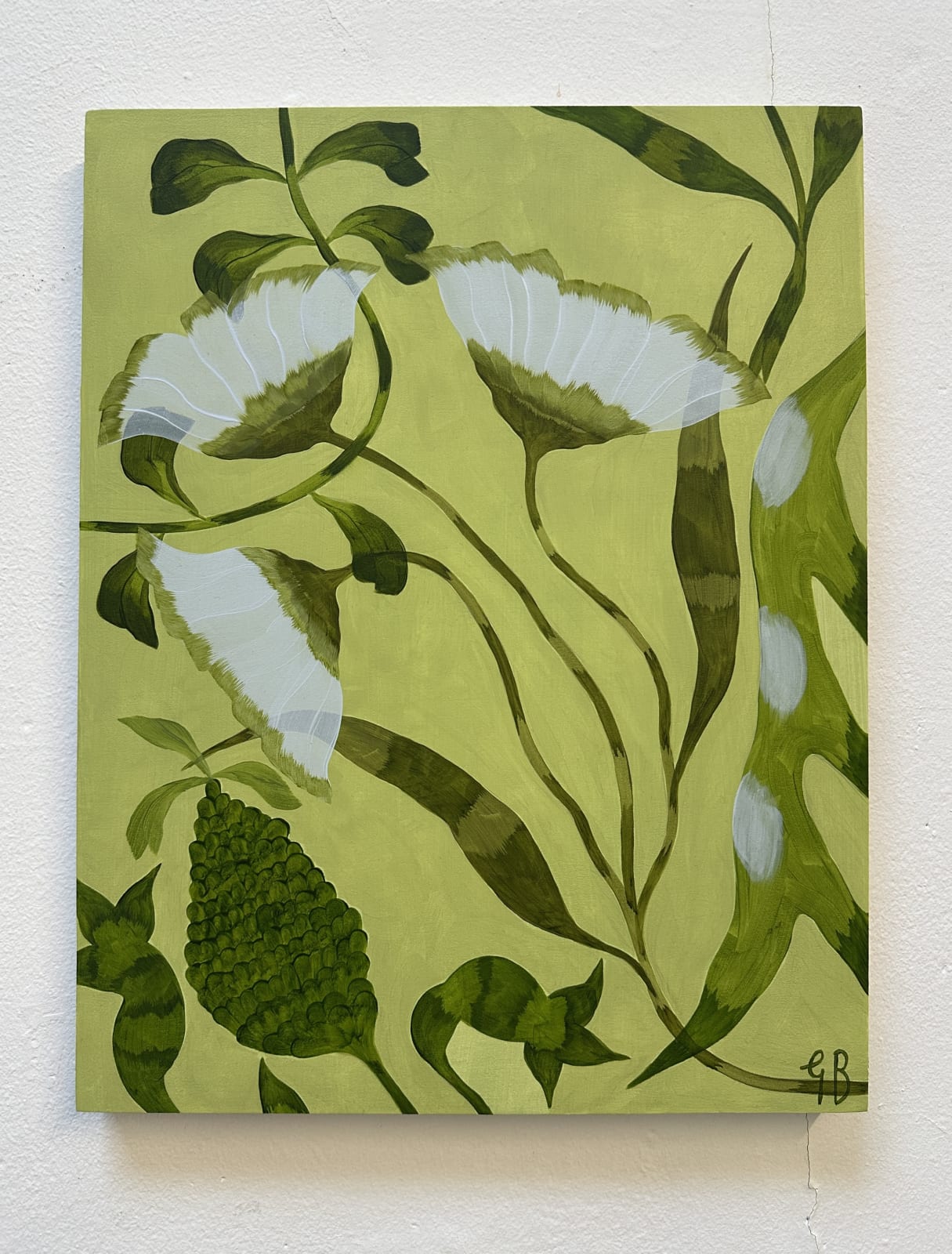 Asleep in My Little Cup Oil on plywood panel 35.5 x 28 cms © The Artist