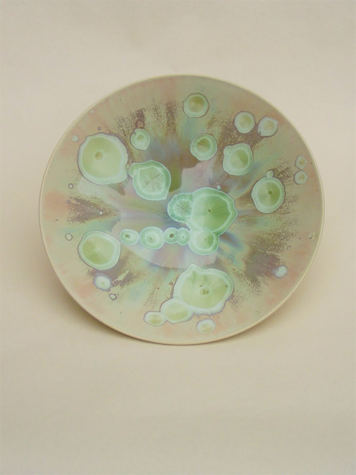 crystalline ceramic pottery