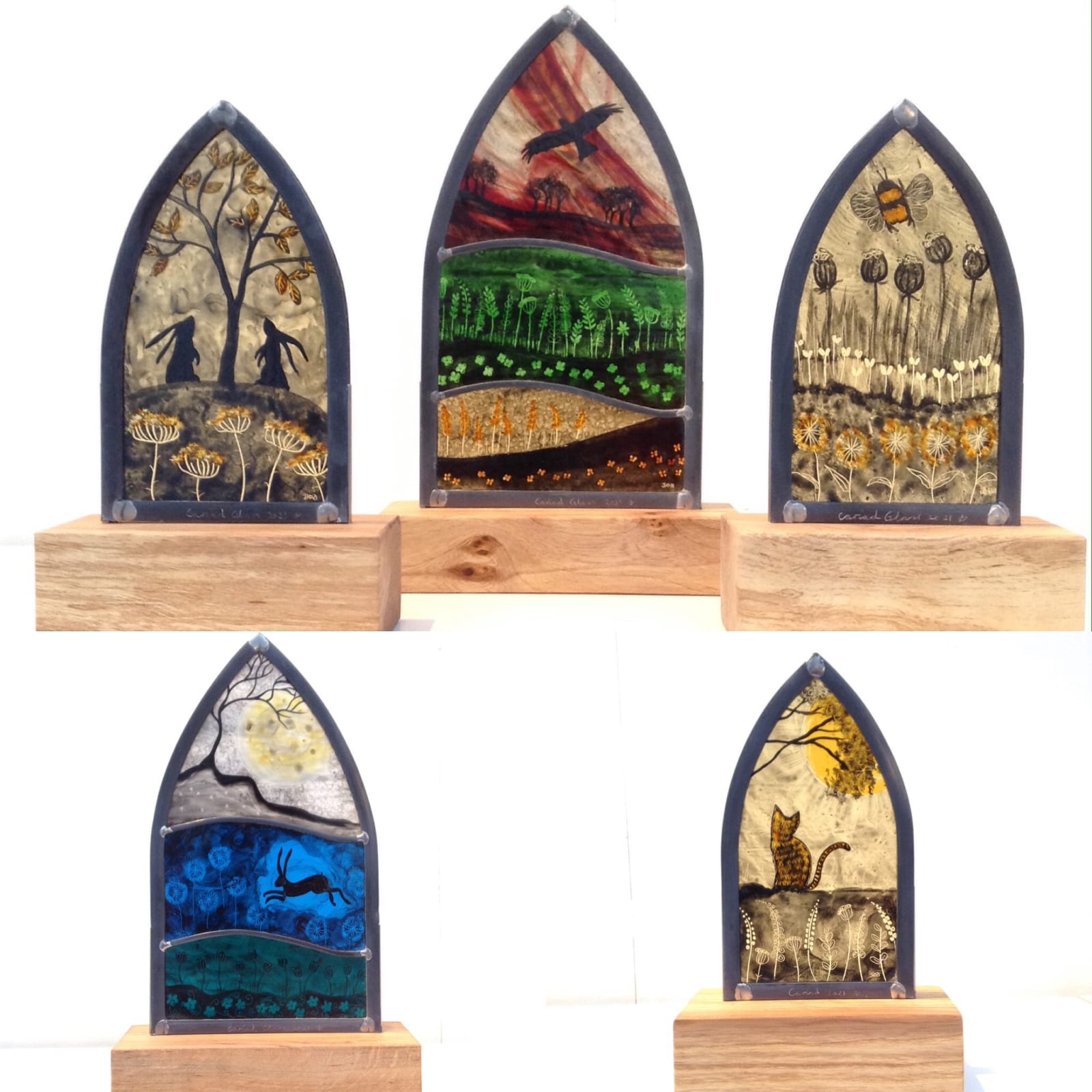 Cariad Glass, Work on display November 21