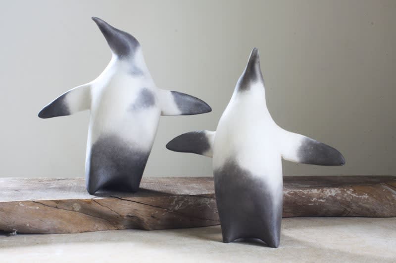 Ceramic penguins