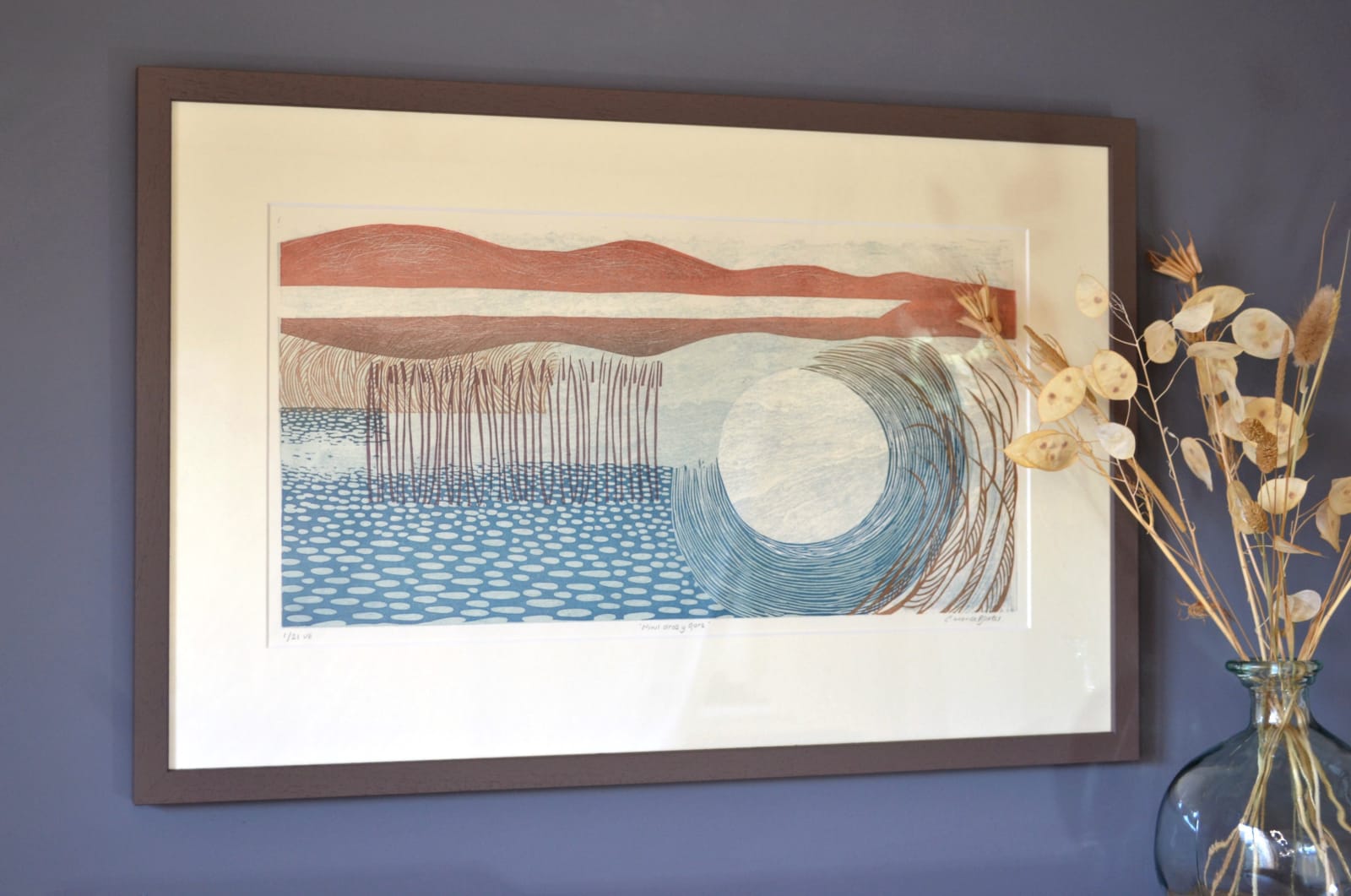 Exhibiting Printmakers, Charlotte Baxter Display photograph