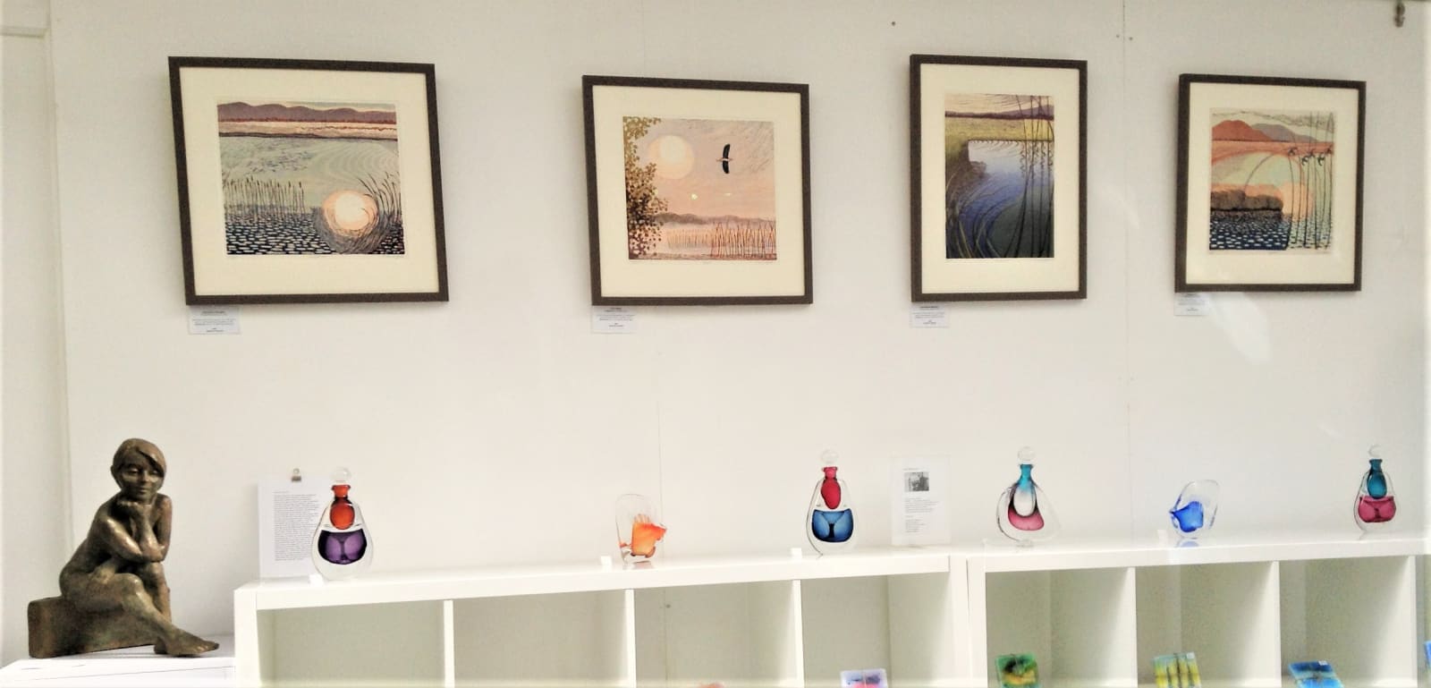 Exhibiting Printmakers, Charlotte Baxter Display photograph