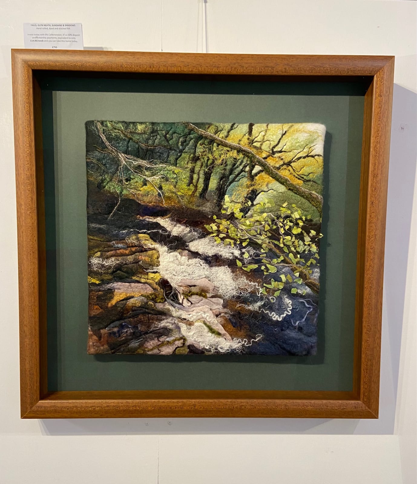 Sue Mulcock, Blaen y Glyn lower falls in spate in October