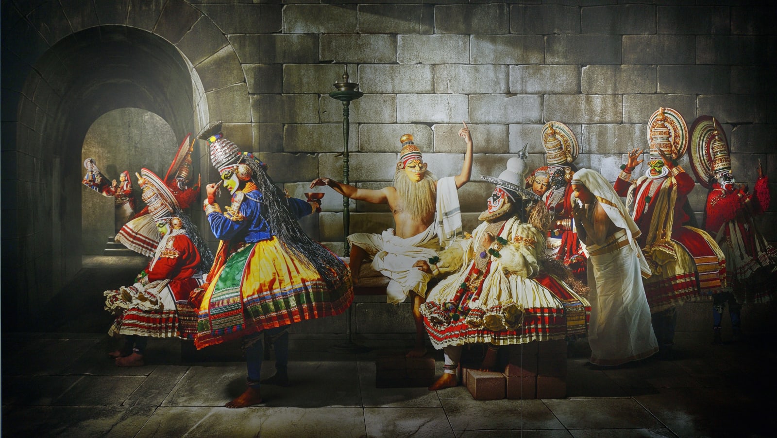 VIVEK VILASINI, “... and for those who sing their national anthem in somebody else’s mother tongue (after ‘Death of Socrates’ by Jacques Louis David)”, 2021