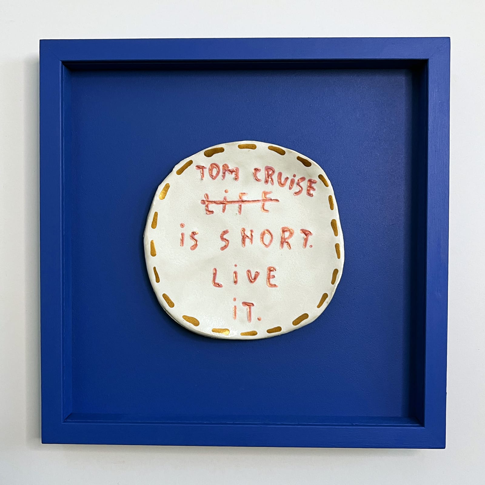 Dan Jamieson, (Life) Tom Cruise is short. Live it. (S)