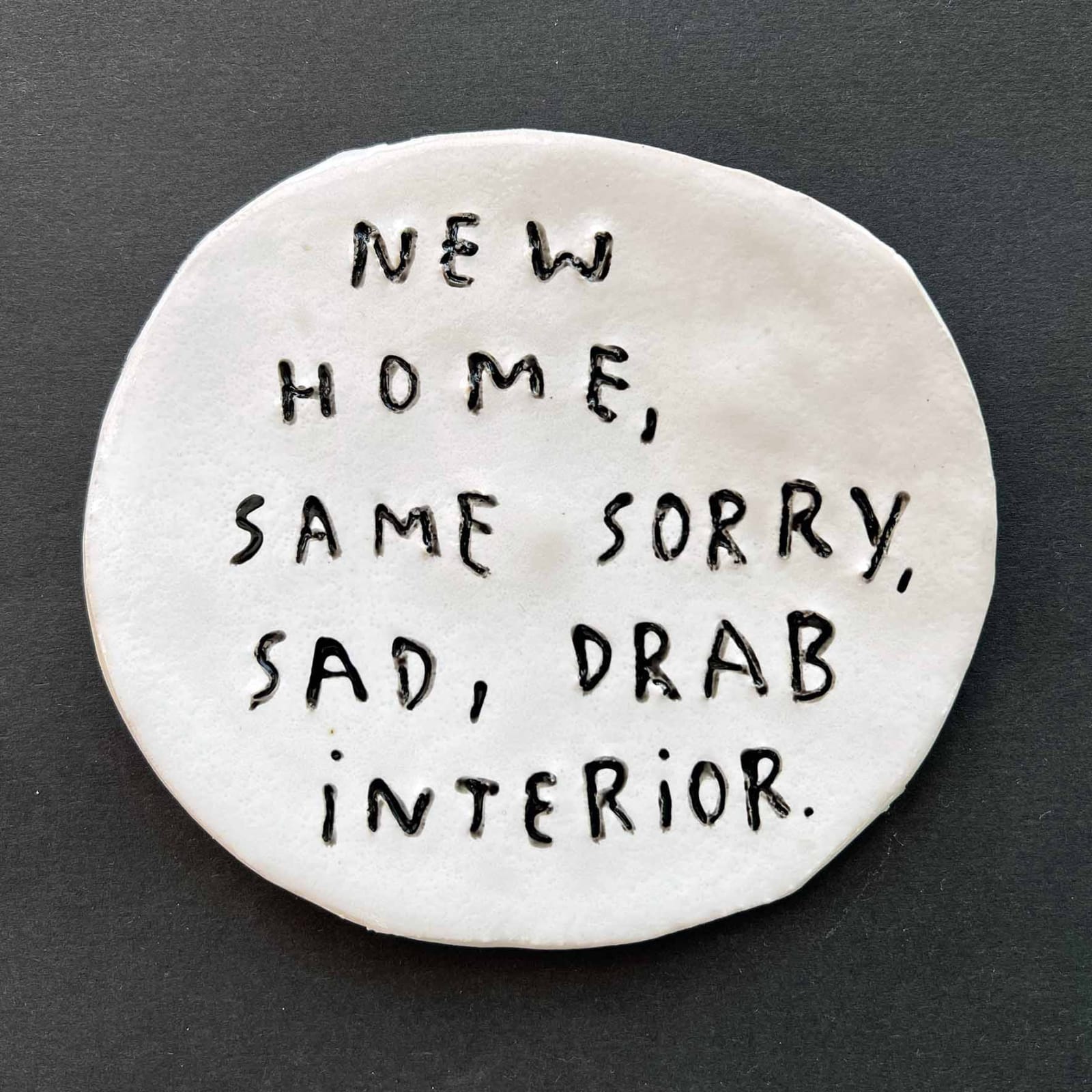 Dan Jamieson, New home, same sorry sad, drab interior