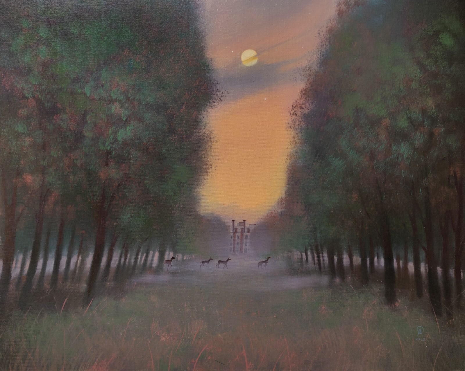 Ayna Paisley, Deers at Bushy Park