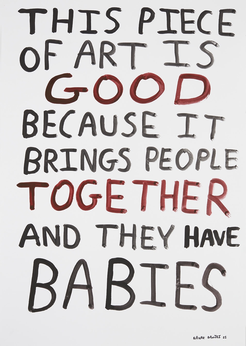 Babak Ganjei, Babies