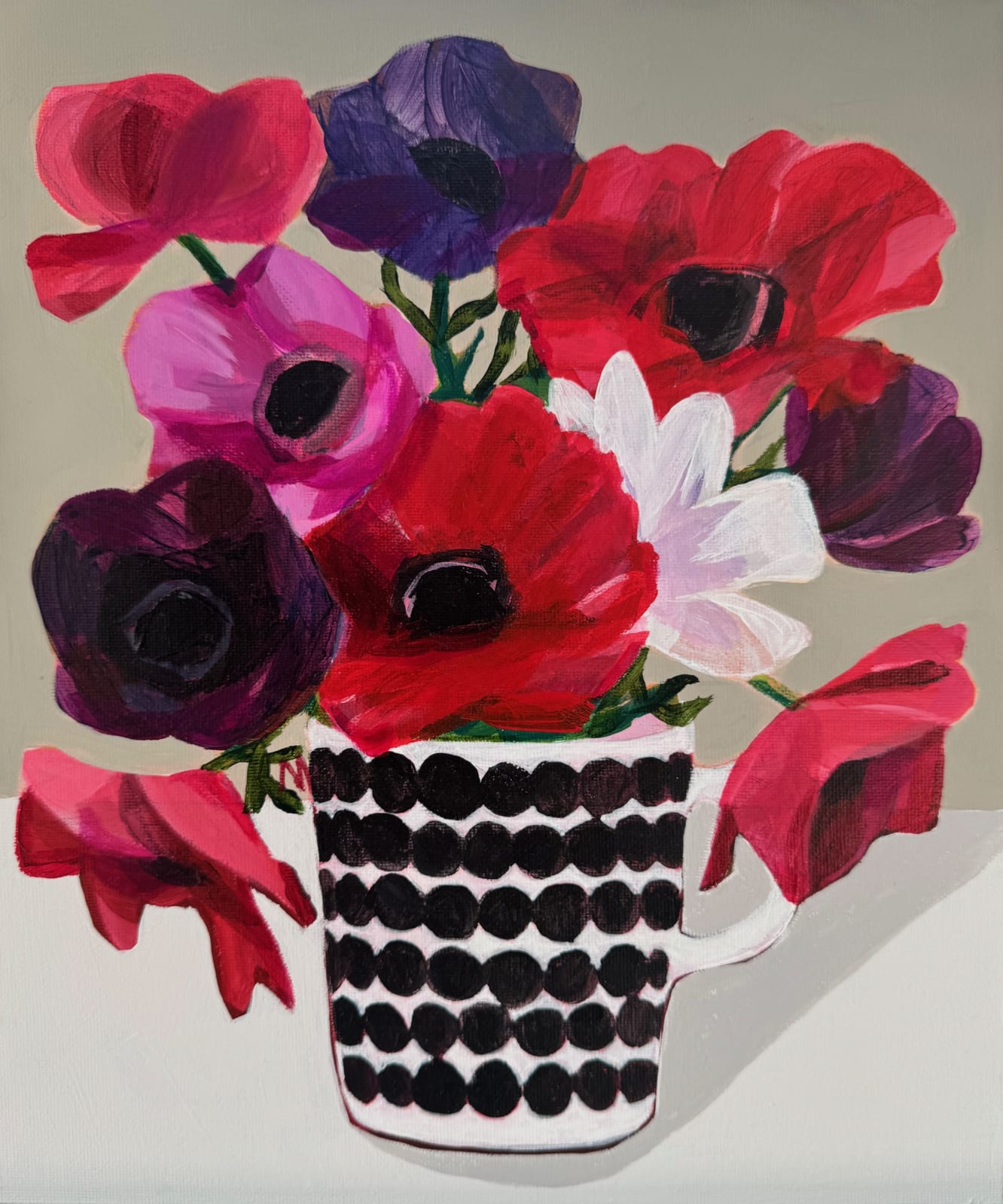 Maria Fletcher, Mug of Anemones