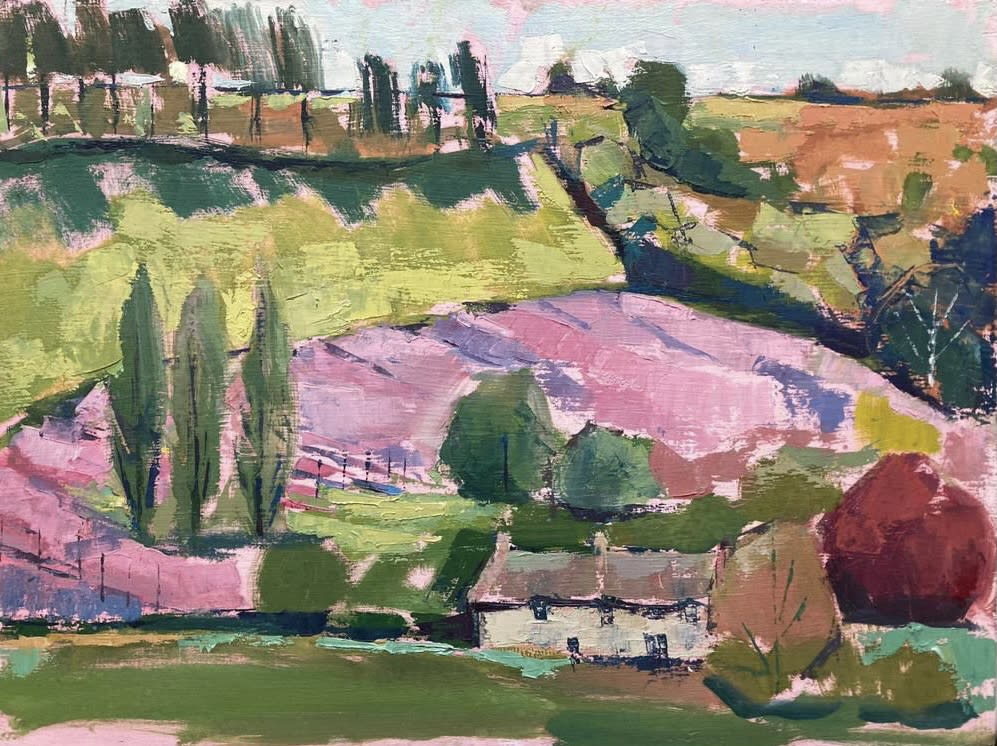 Frances Watts, Cottage in the Apple Blossom