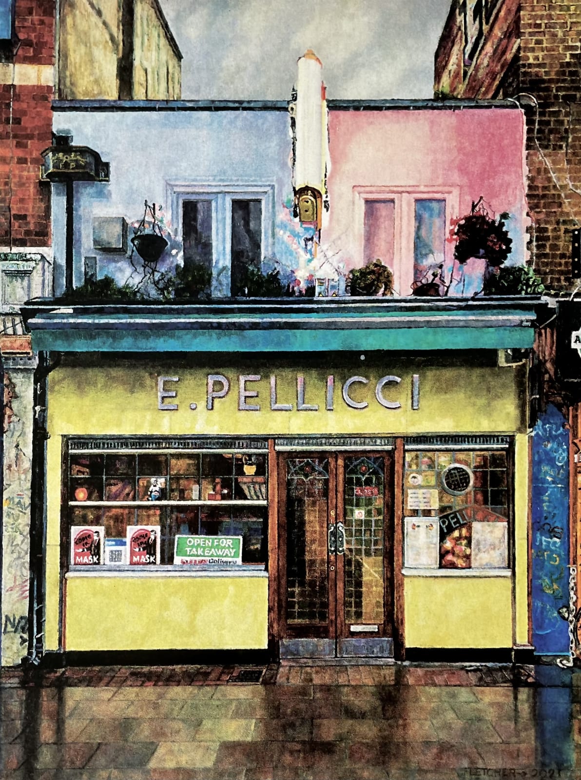 Doreen Fletcher, Pellicci's Cafe