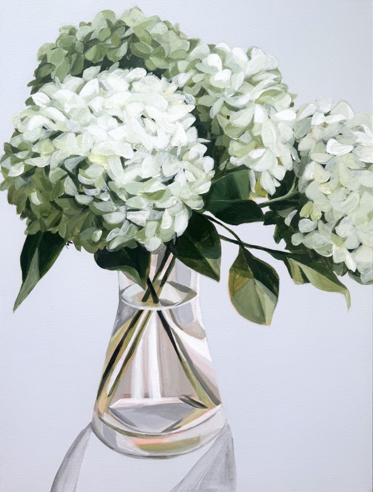 Maria Fletcher, Fresh Green Hydrangeas