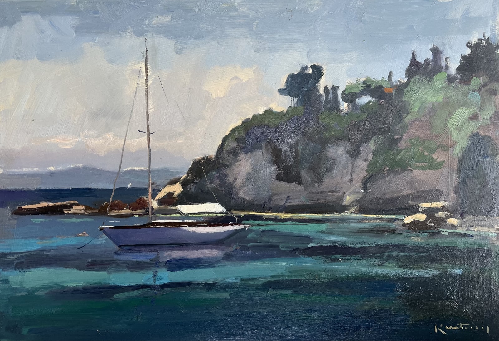 Karl Terry, At Anchor, Corfu