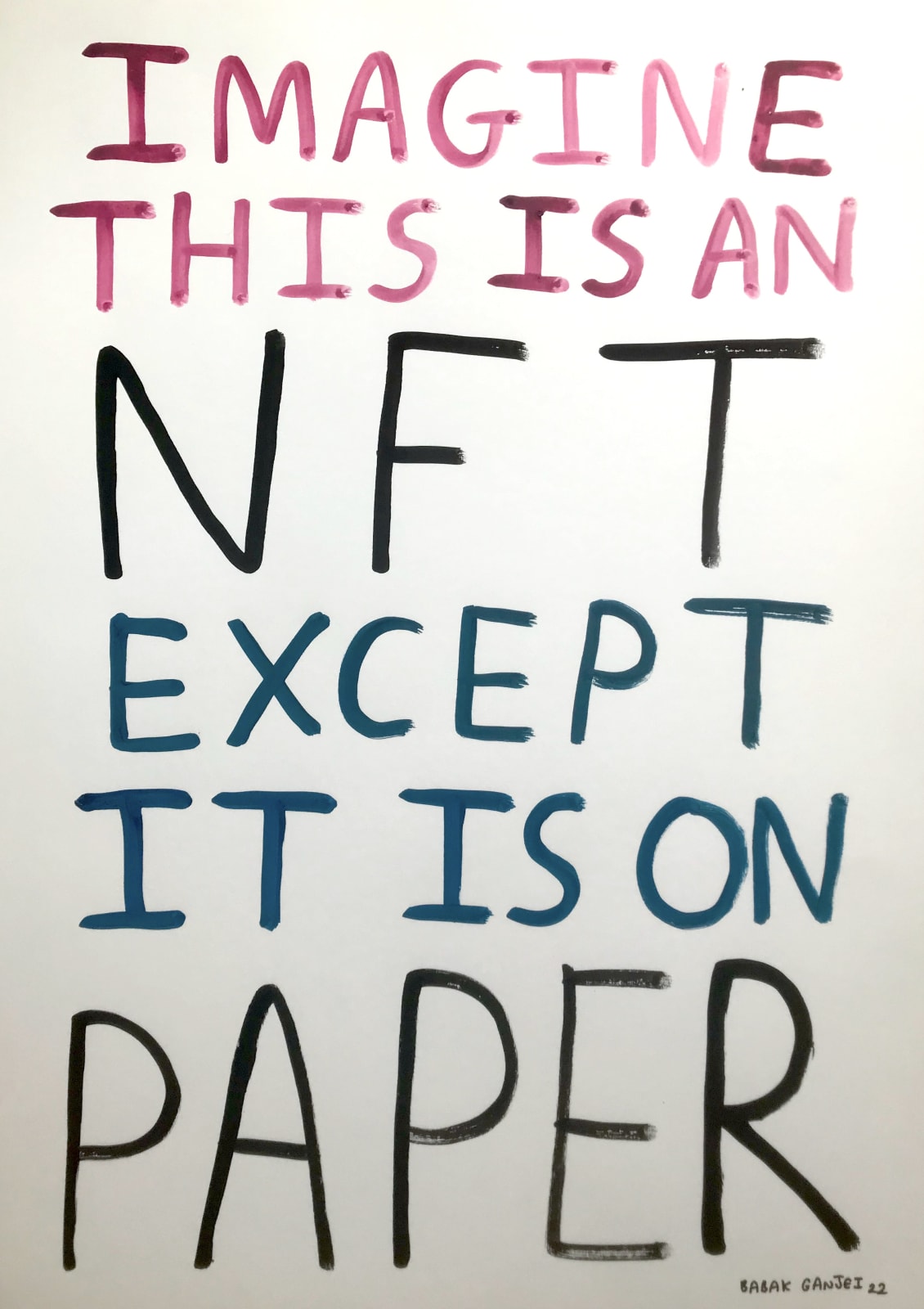 Babak Ganjei, Imagine