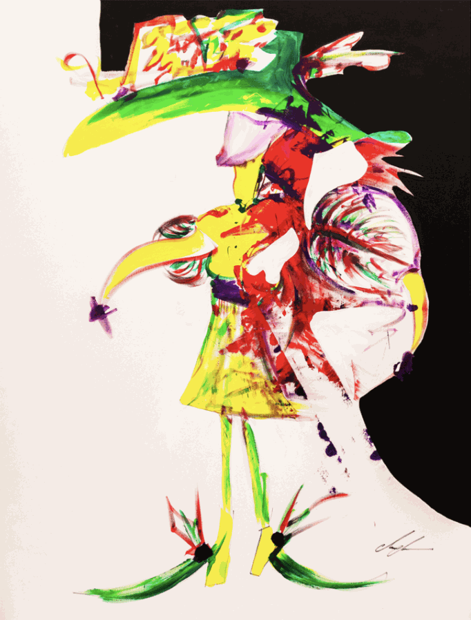 Michael Gregorjev Murn , Marie Antoinette in Versace Shoes, 2024