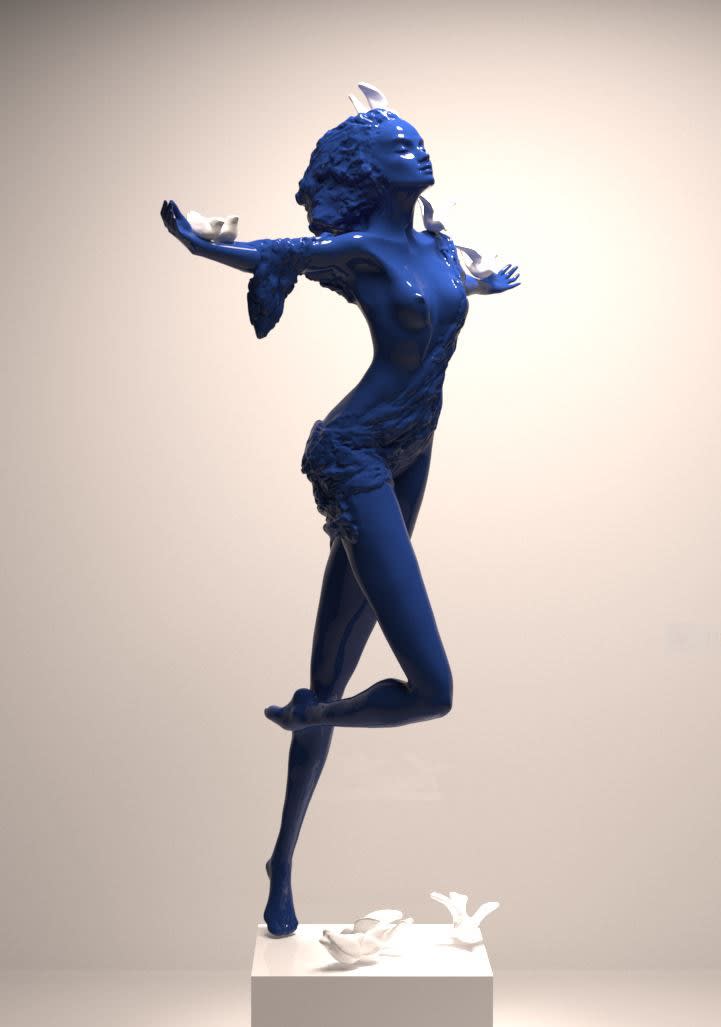 Ebru Yilmaz Cakmak , ANCA BLUE , 2022