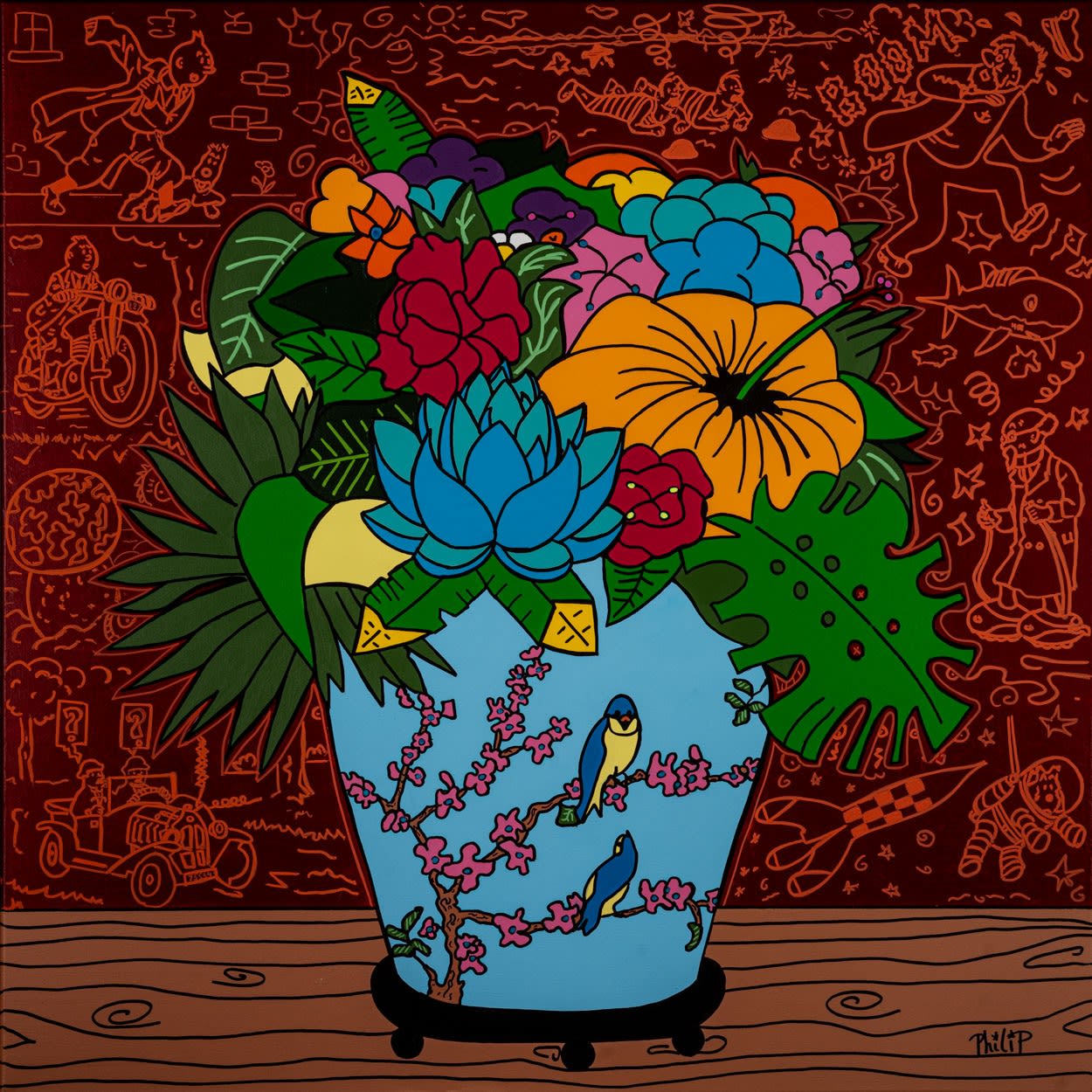 Philip Verhoeven , The Blue Lotus, 2023