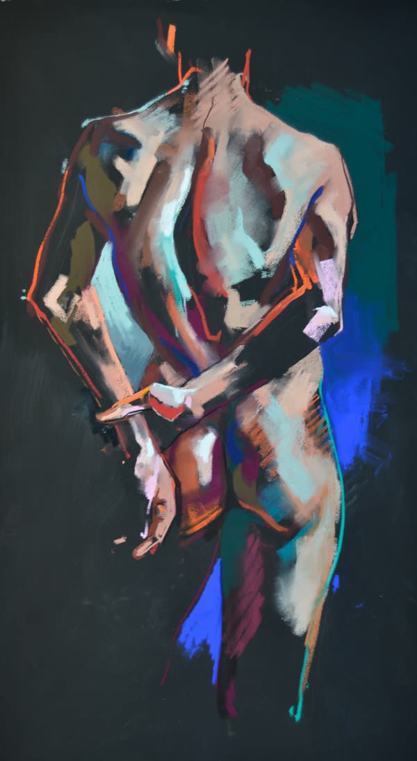 Crawfurd Adamson, Standing Man, hands behind back, 2015