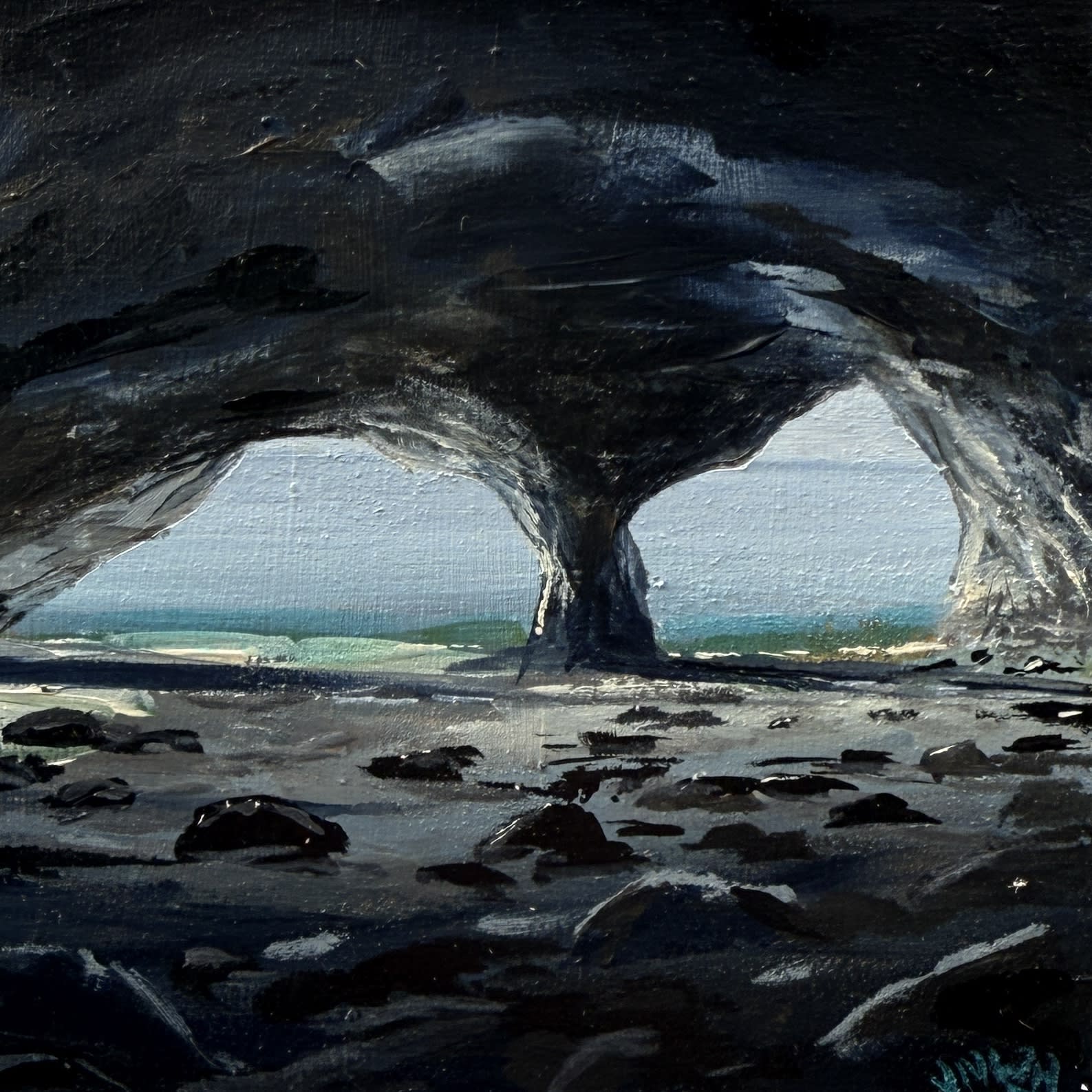 John Hainsworth, King's Caves 1, Isle of Arran, 2025