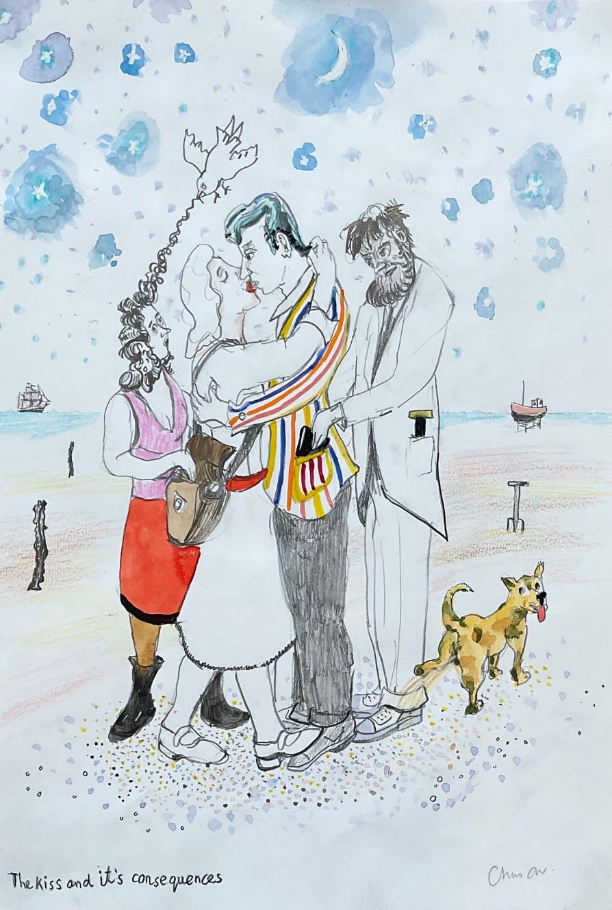Chris Orr, The Kiss and its Consequences, 2023