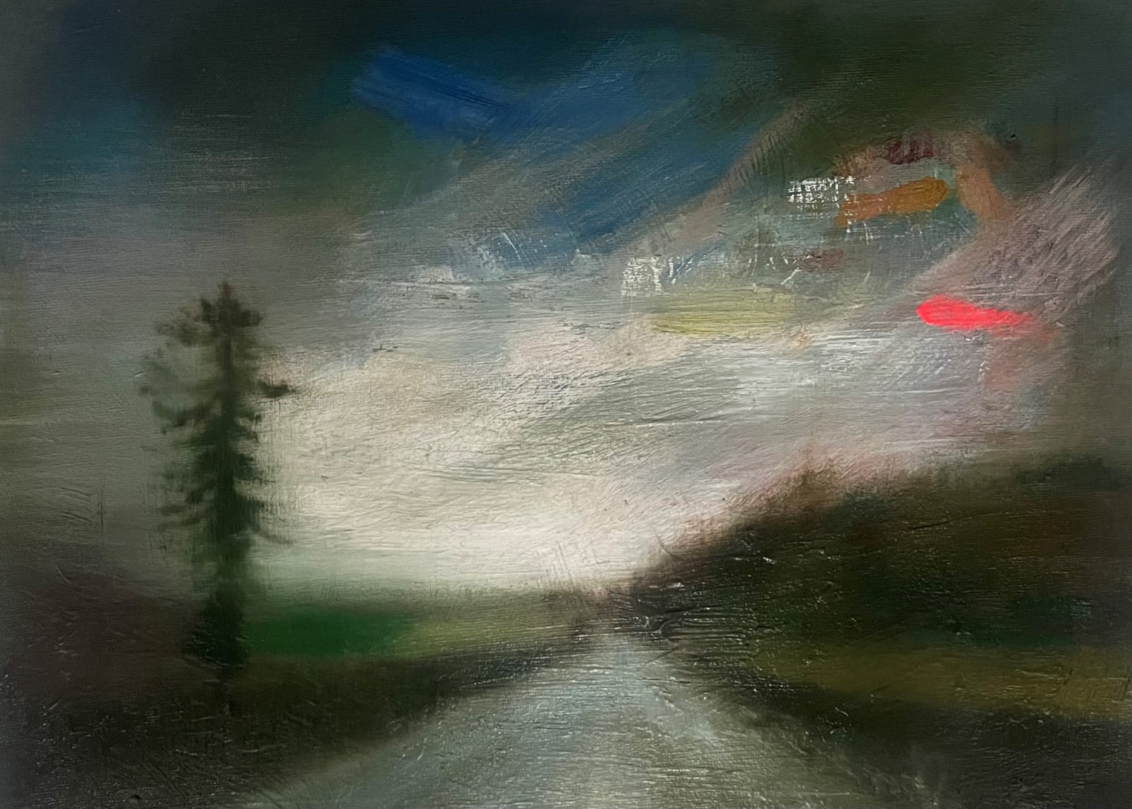 Mary Grant, Towards the Ascent, Chanctonbury Ring, 2024