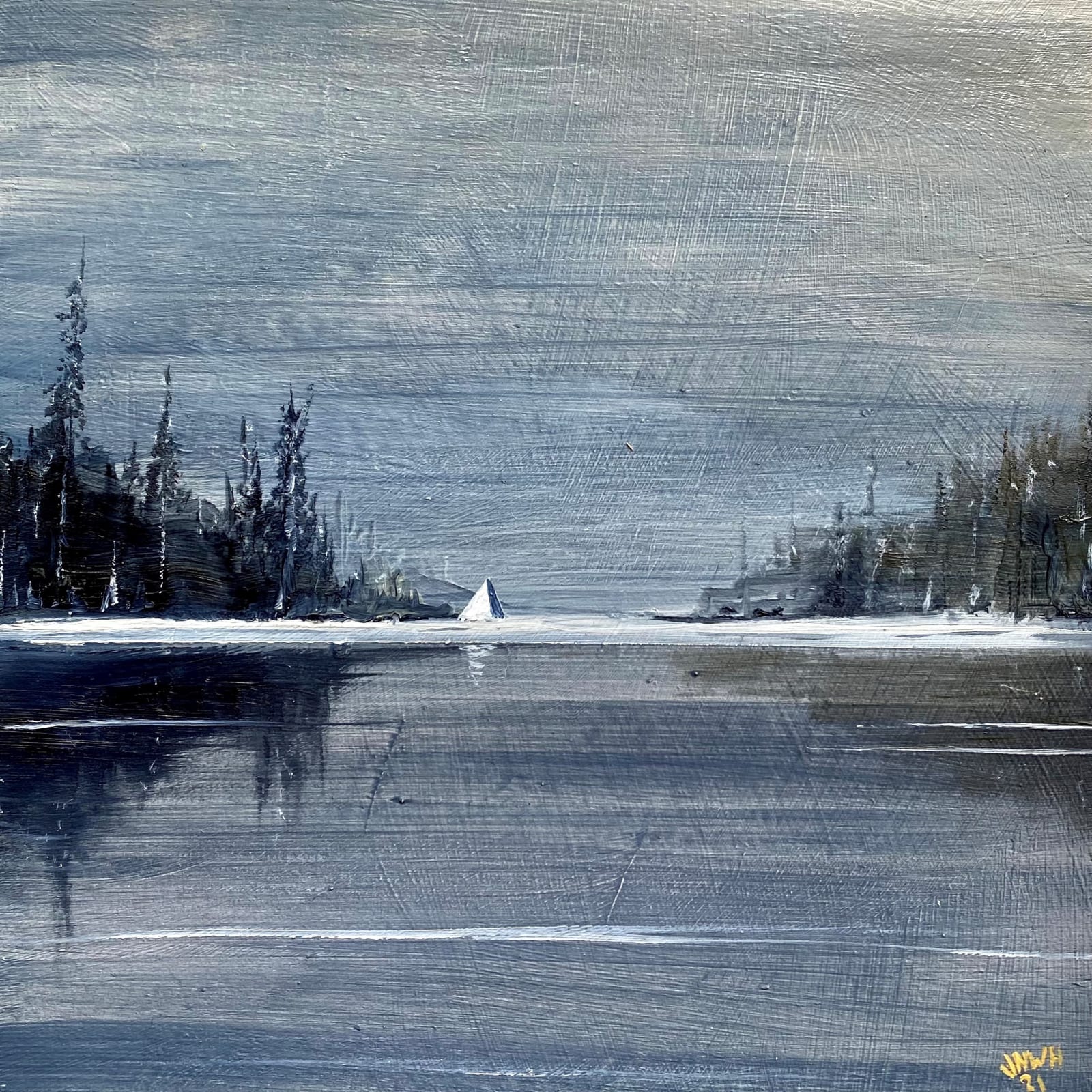 John Hainsworth, Grey Lake, 2021