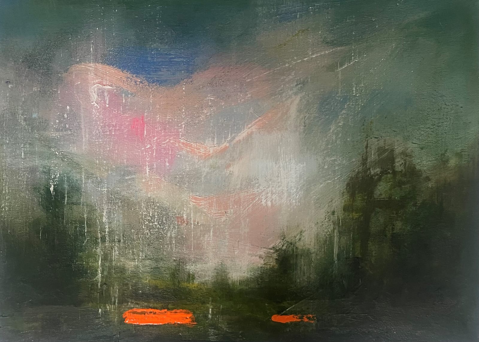 Mary Grant, Lake at Dusk II, 2024