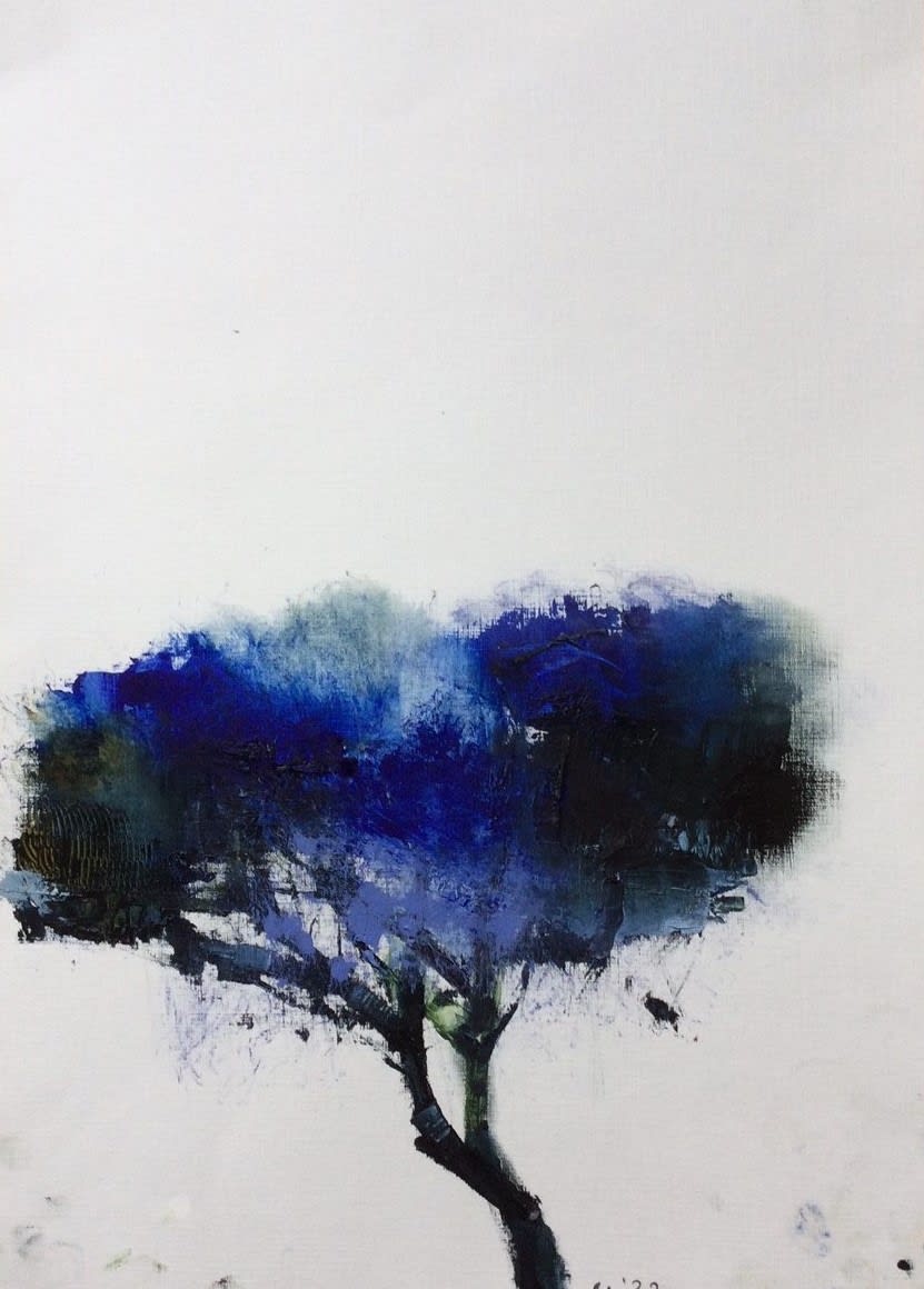 Gareth Edwards, Before the Fall, (blue), 2022