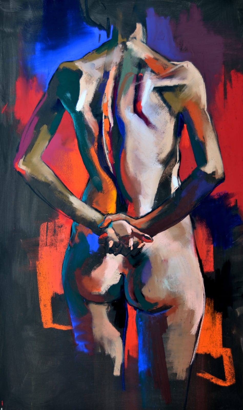 Crawfurd Adamson, Standing Woman, hands clasped behind back, 2015