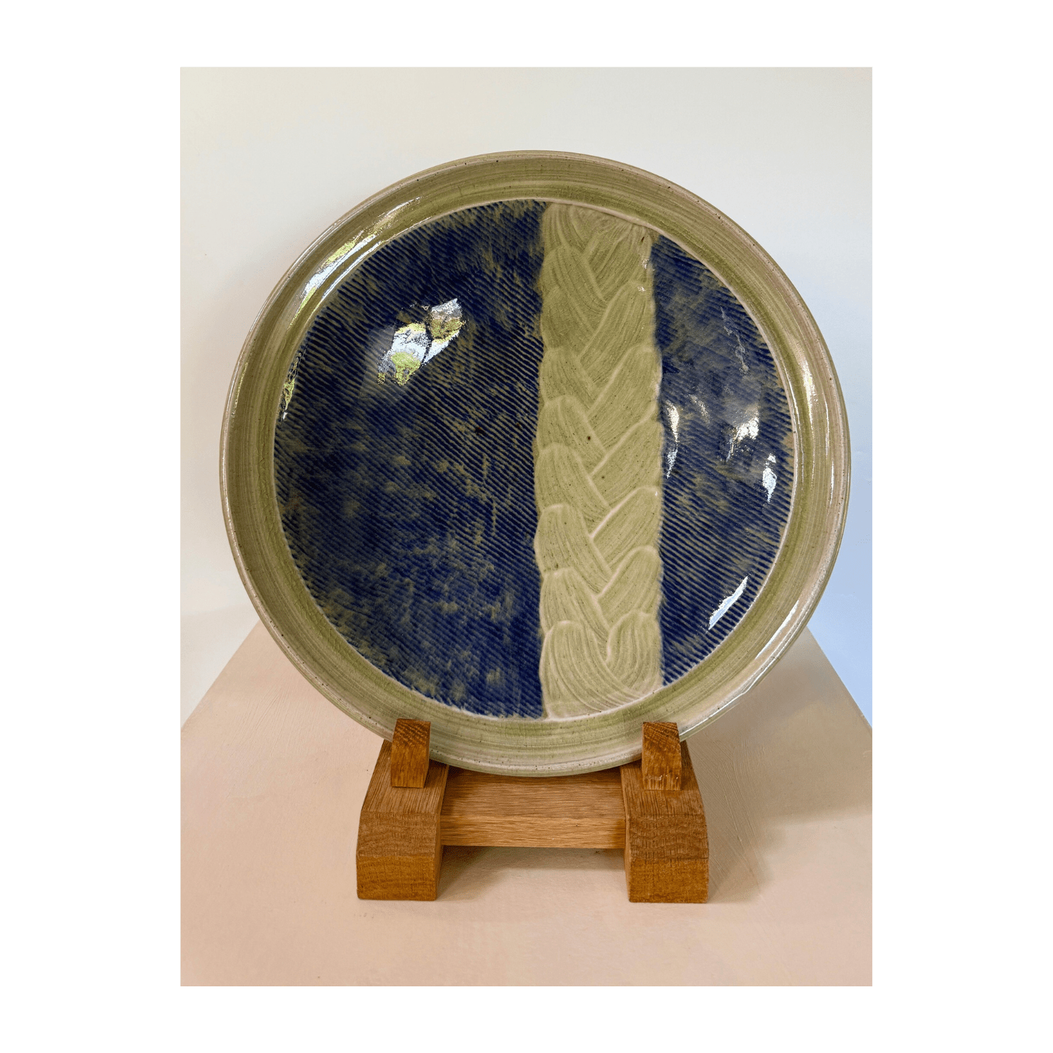 William Plumptre, Thrown Bowl with Inlay, 2025