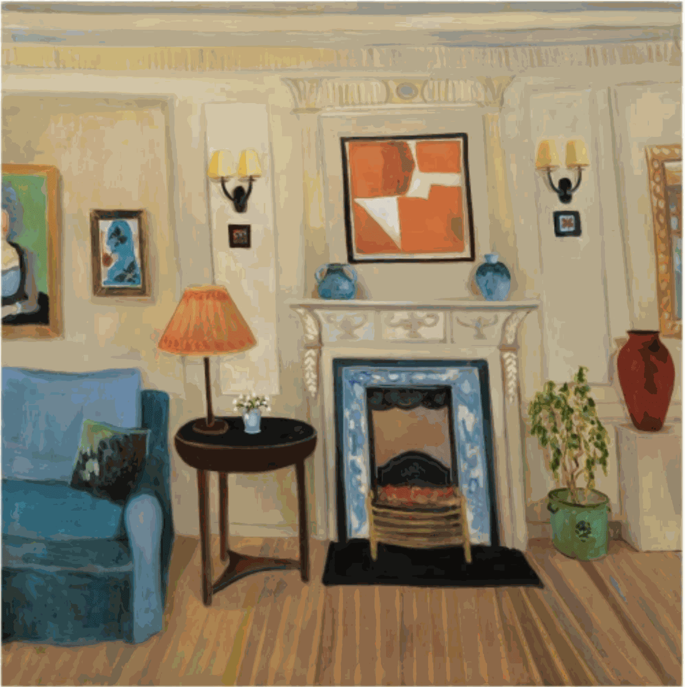 Lottie Cole, Interior with Sandra Blow, Eileen Agar & Woman (Anon), 2022